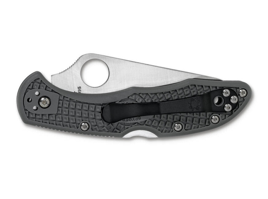 Spyderco Delica 4 Folding Knife, 7.5cm, Green, FRN