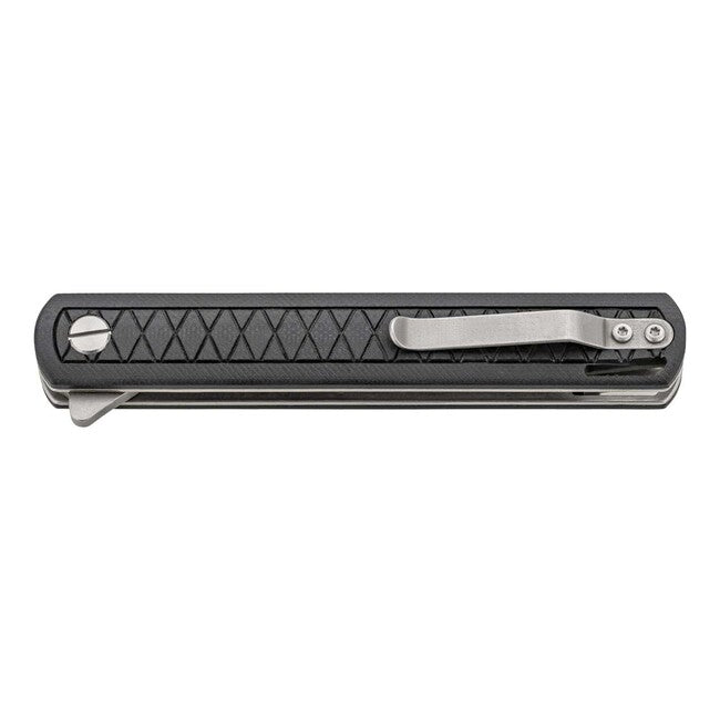Herbertz Single-Hand Folding Knife 9cm, CNC Milled G10, Black