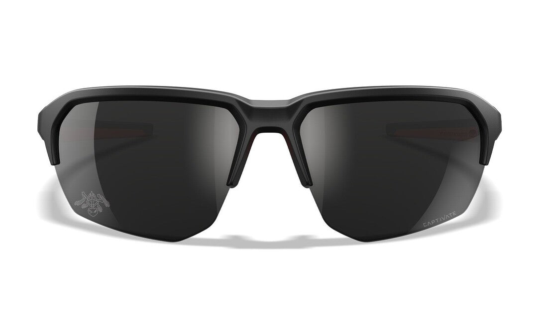 Wiley X Jakl sončna očala, Captivate Black Mirror/Matte Black/Red