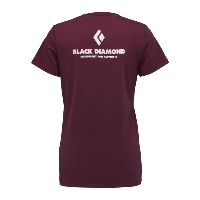 Black Diamond Equipment for Alpinists majica ženski s kratkim rokavom, burgundy