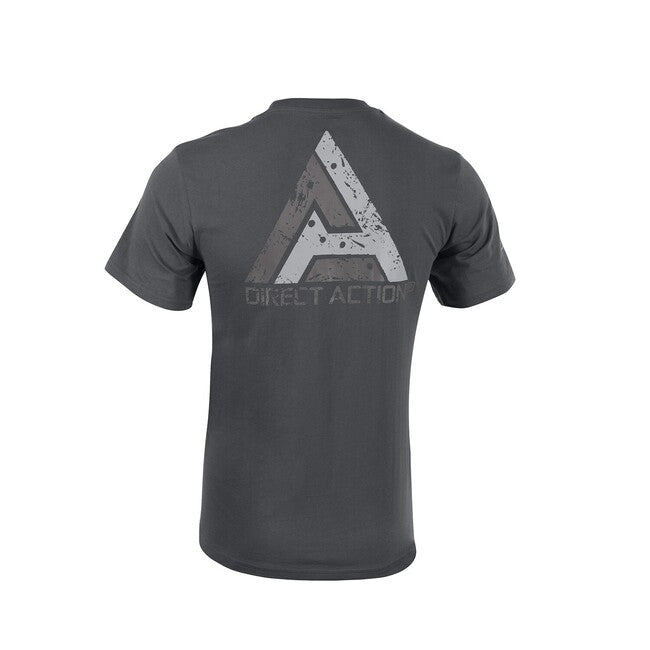 Direct Action® Logo D.A. PL Flag majica Cotton #1, siva