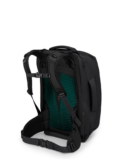 OSPREY FAIRVIEW 40 II potovalni nahrbtnik, črn