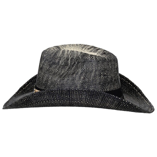 Fox Outdoor Texas slamanati klobuk s trakom za klobuk, črno-rjav