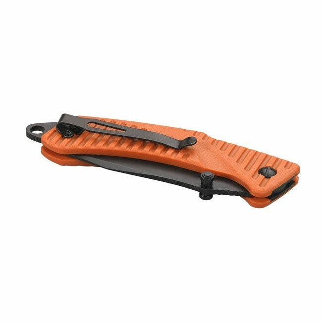 Eka Swede T9 nož taktični 9 cm, črna, oranžna, G10