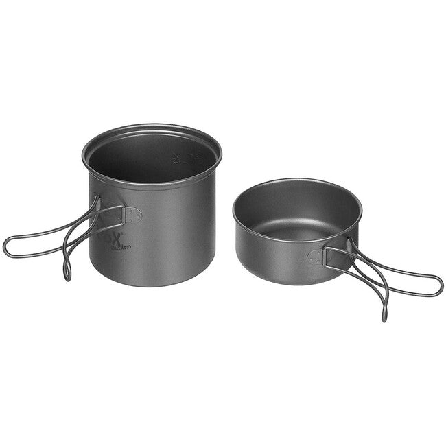 Fox Outdoor komplet za kosilo, titan