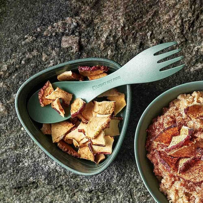 LIGHT MY FIRE Multifunctional Spork Little 2pcs, Blue/Pink