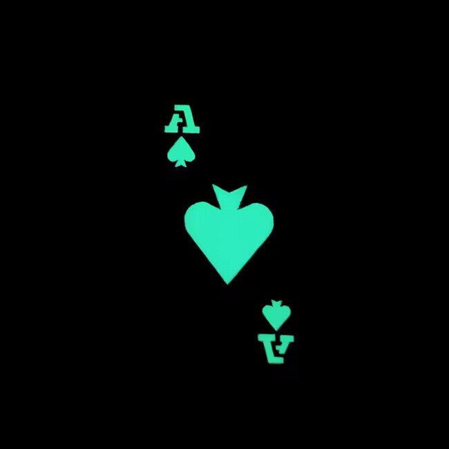 WARAGOD Patch Poker Cards Ace of Spades, Woodland