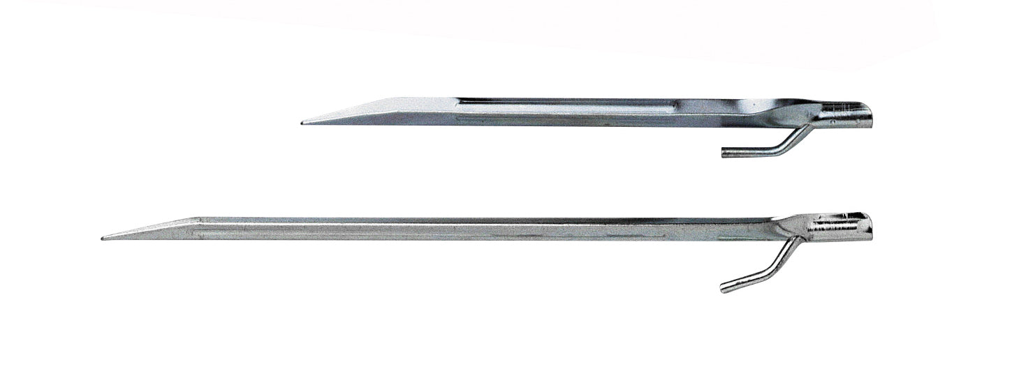 BasicNature kovinski klini za šotor 22 cm, 6 kos v plastični embalaži