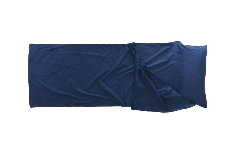 Origin Outdoors Cotton Rectangular Sleeping Bag Liner, Royal Blue