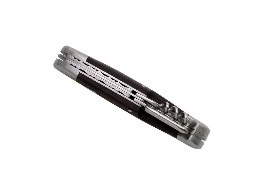 Laguiole DUB093 Multi-Function Knife, Black Stamina Handle