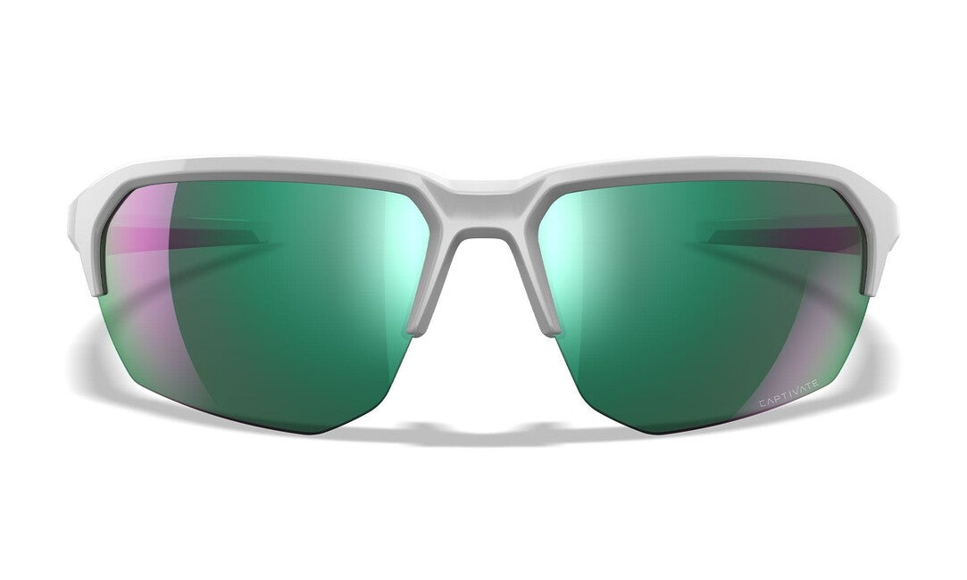 Wiley X Jakl sončna očala Captivate Polarized Green Mirror/Polished White