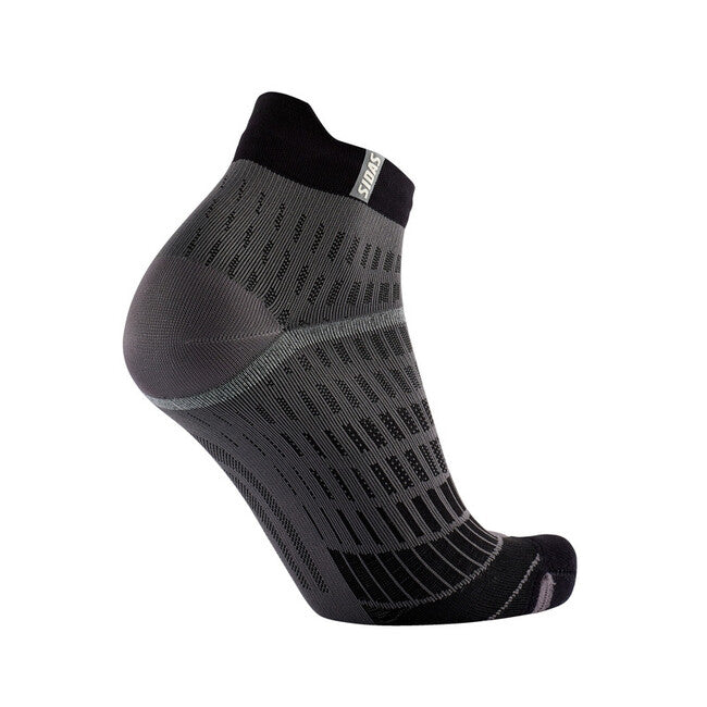 Sidas T-Free Run nogavice, siva/črna