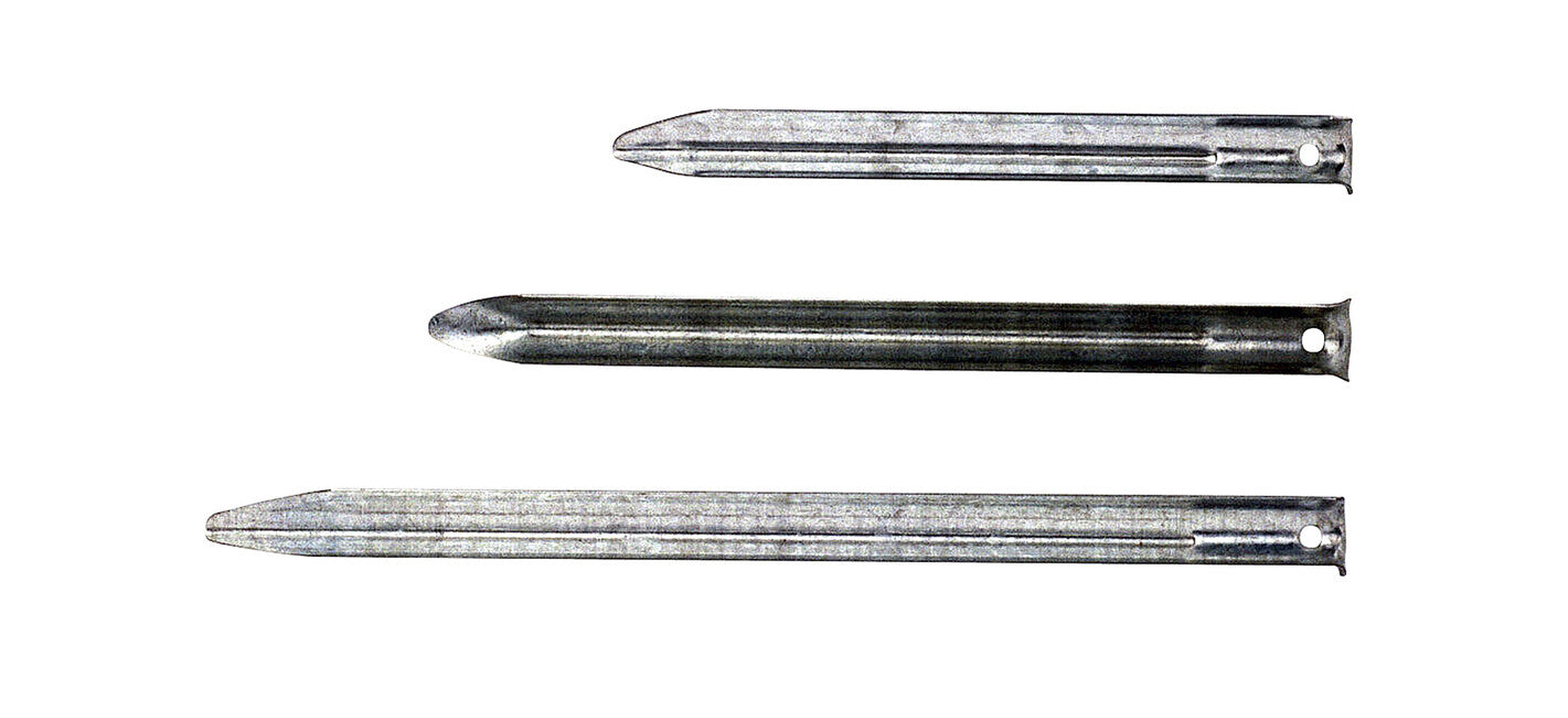 BasicNature halfround klini za šotor 18 cm, 10 kos