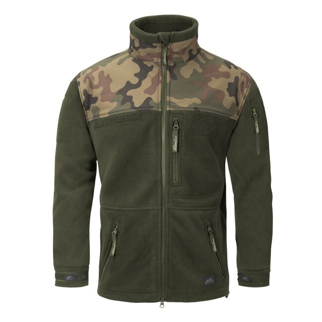 Helikon-Tex Infantry flisasti pulover, črna woodland, 330g/m2