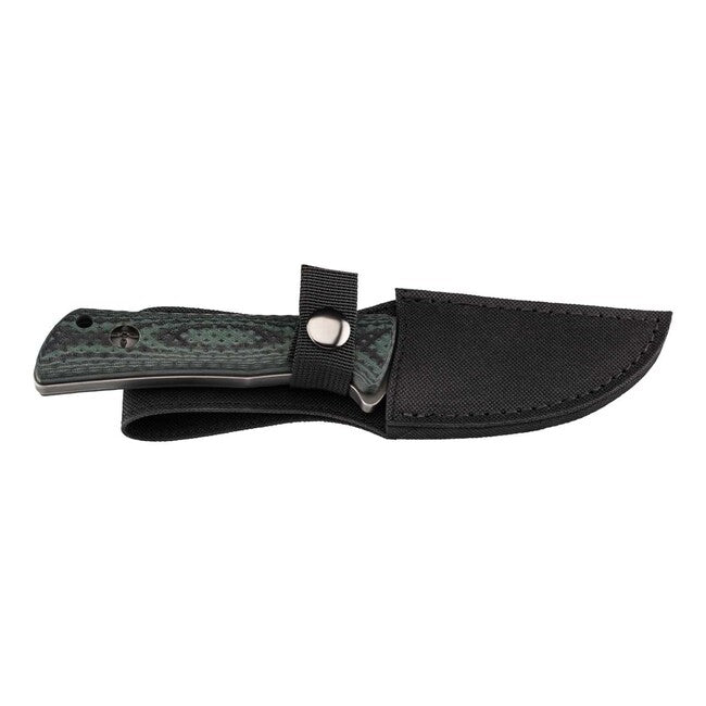 Herbertz žepni nož, 8,5cm, zeleno-siva, G10