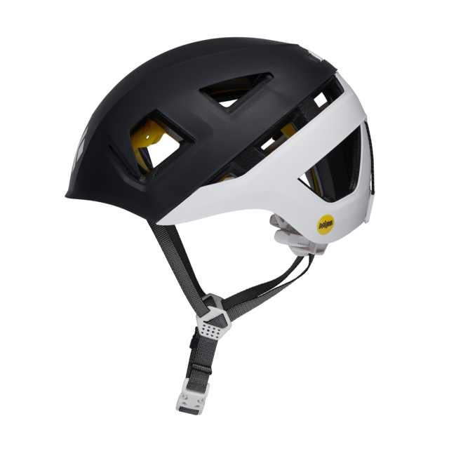 Black Diamond Capitan plezalna čelada Mips, black-white