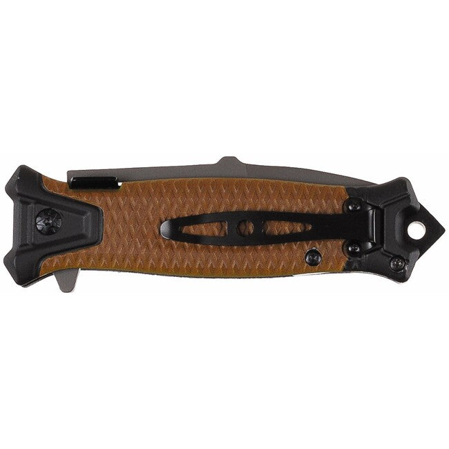 Fox Outdoor Snake preklopni nož Jack, koyote tan, kovinska ročaj
