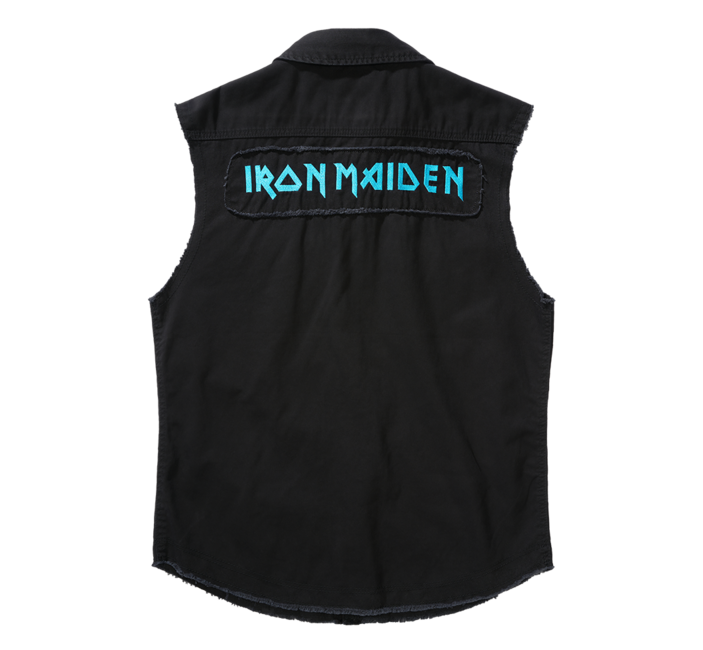 Brandit Iron Maiden FOTD vintage srajca brez rokavov, črna