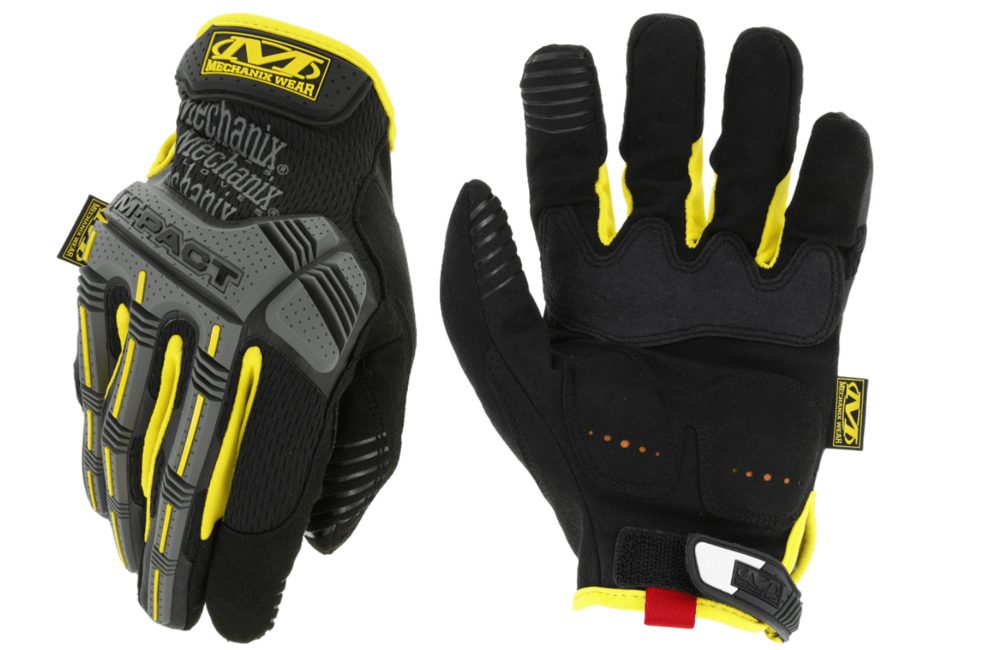 Mechanix M-Pact delovne rokavice, črna/rumena