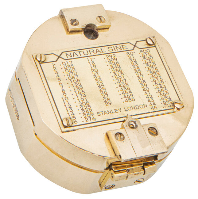 Origin Outdoors Sighting Mirror Classic Compass Brass