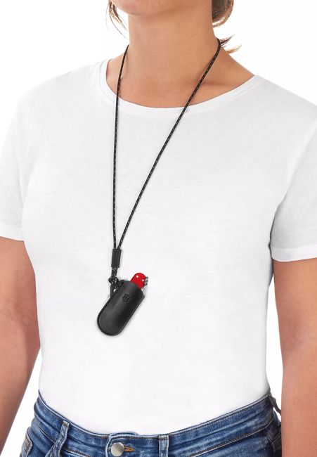 Victorinox usnjeno tok za žepni nož, črna
