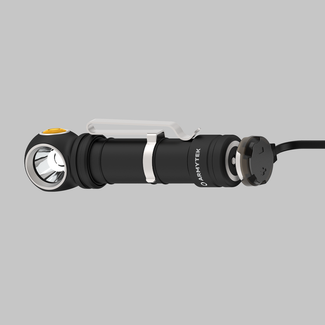 ArmyTek Wizard C2 Pro Max LR žepna svetilka LED s sponko za pas, s torbo, napajanje iz akumulatorja, 4150 lm, bela