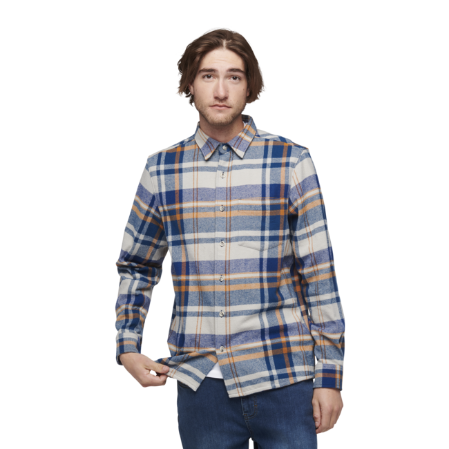 Black Diamond Project Flannel drvarska srajca moški, pewter-indigo plaid