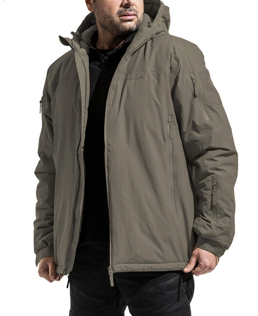 Pentagon Hoplite Men's Parka Winter Jacket, Maroon Red