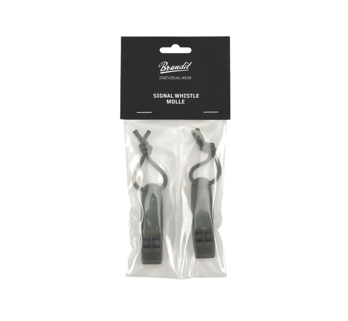 Brandit MOLLE signalna piščalka 2 pack, olivno zelena