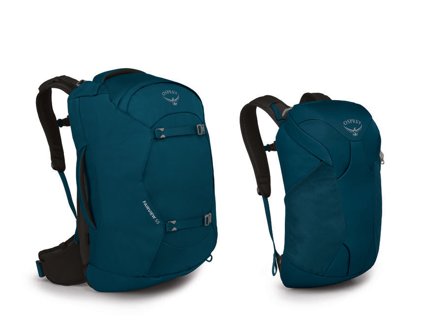 OSPREY FAIRVIEW 55 potovalni nahrbtnik, night jungle blue