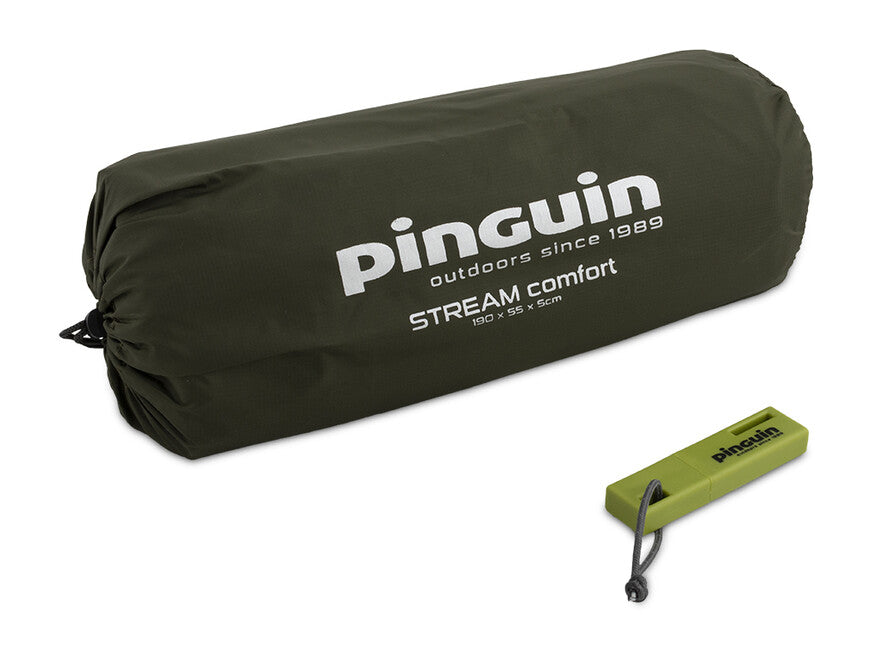 Pinguin Stream Comfort napihljiva podloga za spanje, khaki