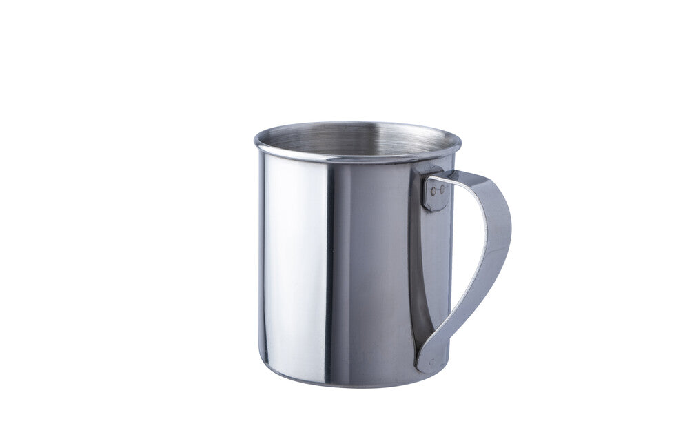 BasicNature Stainless Steel Mug, Polished 0.3L