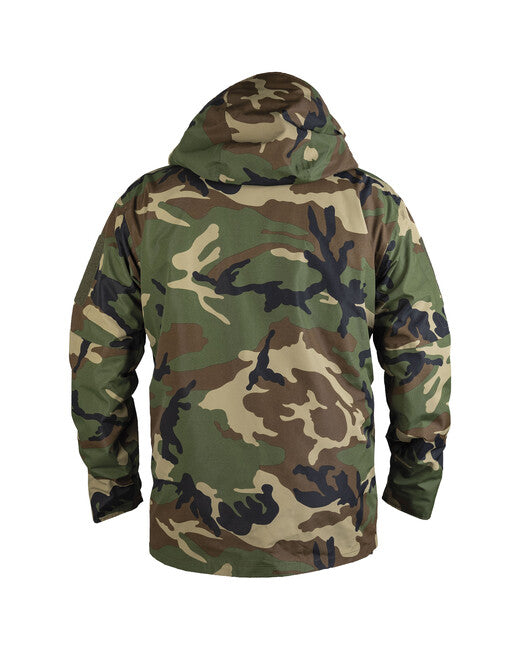 Mil-Tec GEN.II softshell jakna z vložkom, woodland