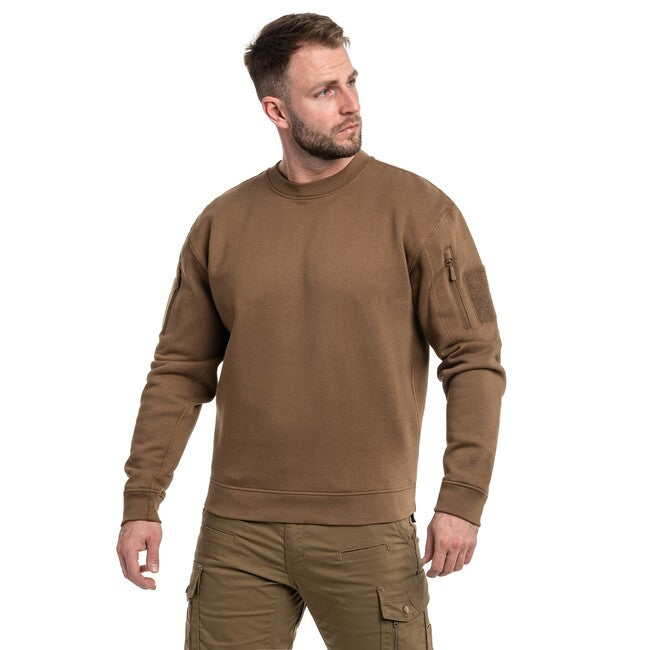 Mil-Tec Tactical pulover s krožnim izrezom, temno coyote