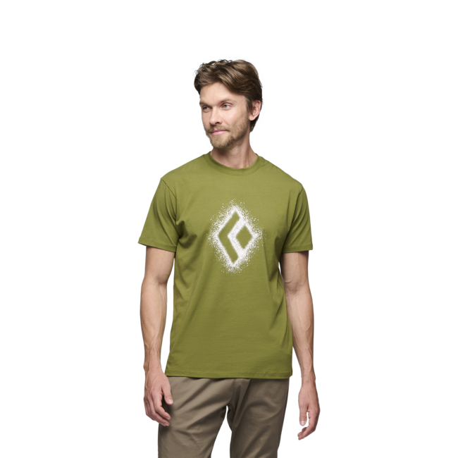 Black Diamond Men's Chalked Up 2.0 T-Shirt, Camp Green