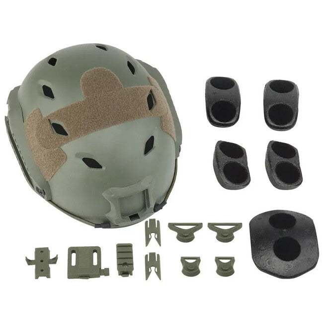 DRAGOWA Tactical Fast BJ Tracker taktična čelada, siva