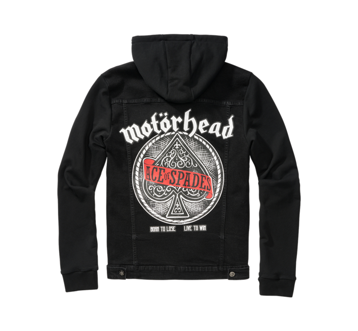 Brandit Motörhead Cradock denim jakna, črna-črna