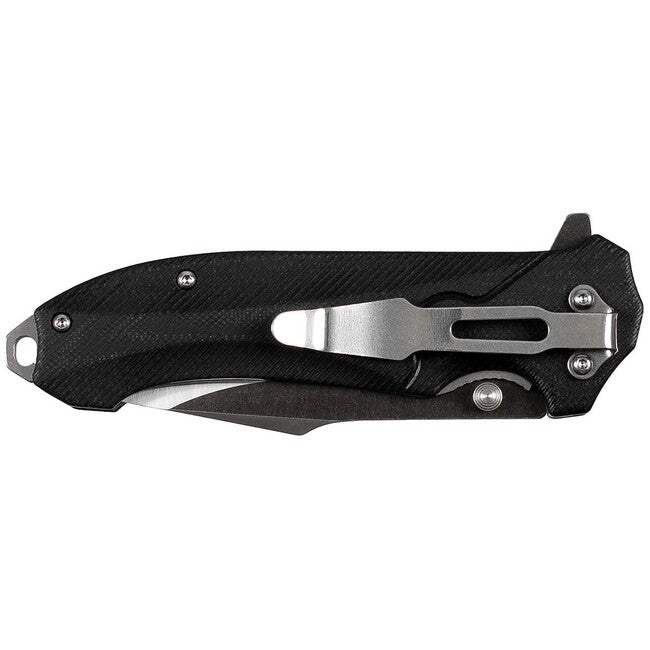 Fox Outdoor Jack žepni nož, črn, ročaj G10