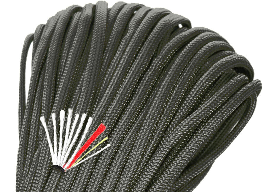 Origin Outdoors Lighter 4in1 Paracord, črna, 30 m
