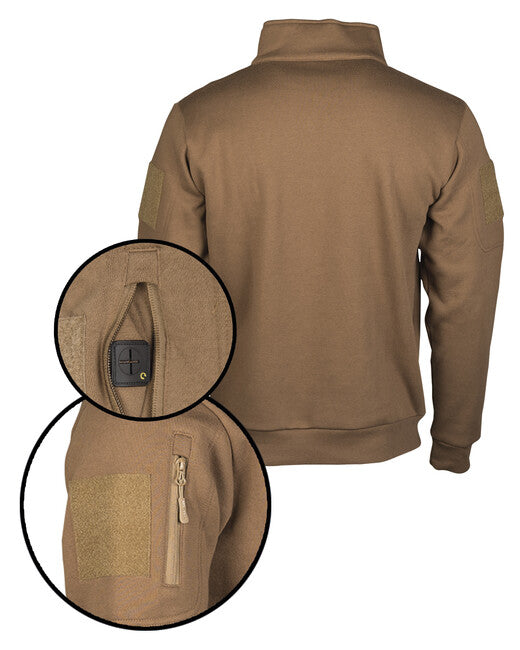 Mil-Tec pulover taktični brez kapuce, dark coyote