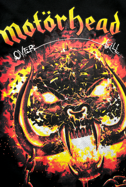 Brandit Motörhead majica Overkill, črna