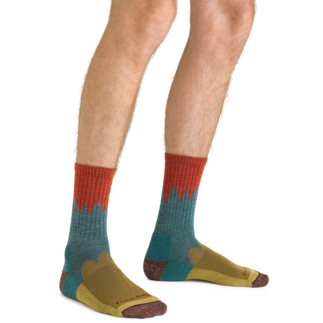 Darn Tough Number 2 Micro Crew Midweight Cushion Socks, Green