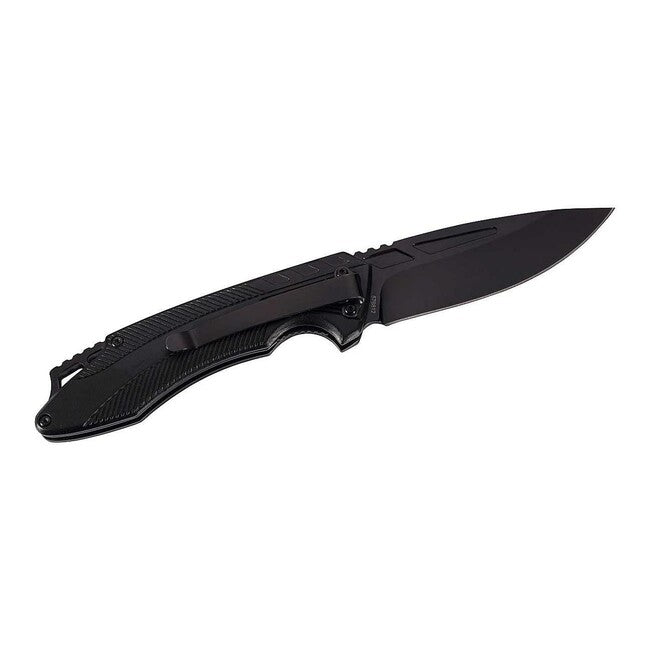 Herbertz žepni nož, aluminijast, 9cm, rdeče-črn