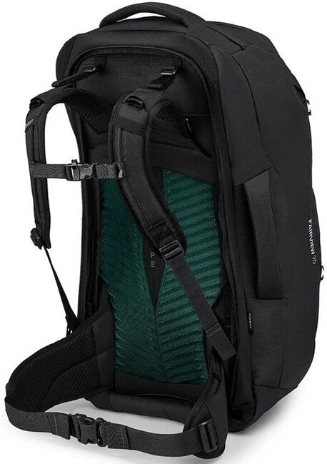 OSPREY FAIRVIEW 70 II potovalni nahrbtnik, črn