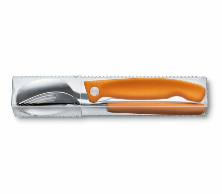 Victorinox Swiss Classic príborová súprava 3-dielna, oranžová
