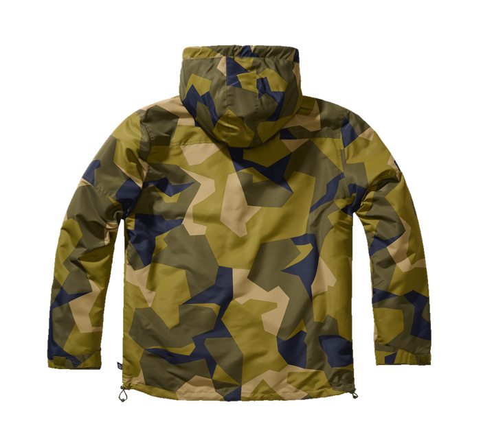 Brandit Frontzip Windbreaker softshell jakna, swedish camo