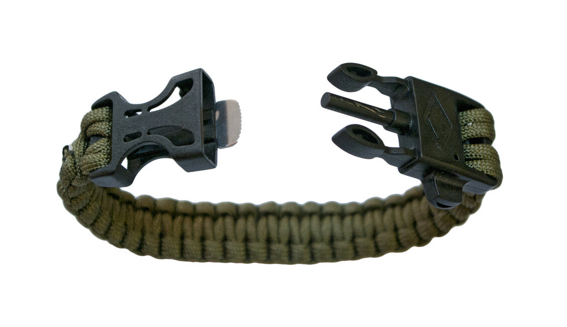 Origin Outdoors Paracord Bracelet zapestnica za preživetje s signalno piščalko in kreslilom
