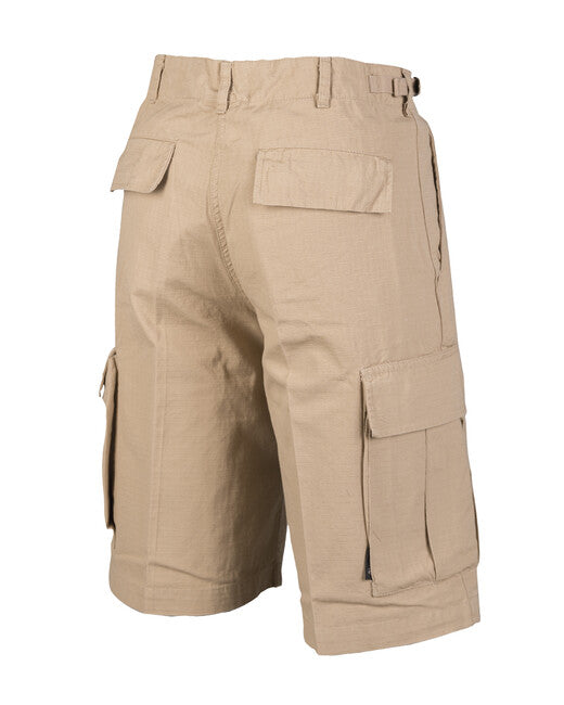 Mil-Tec BDU kratke hlače rip-stop predoprane US tip, khaki