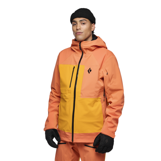 Black Diamond Recon Stretch Pro Shell alpska jakna moška, bd orange-flame orange