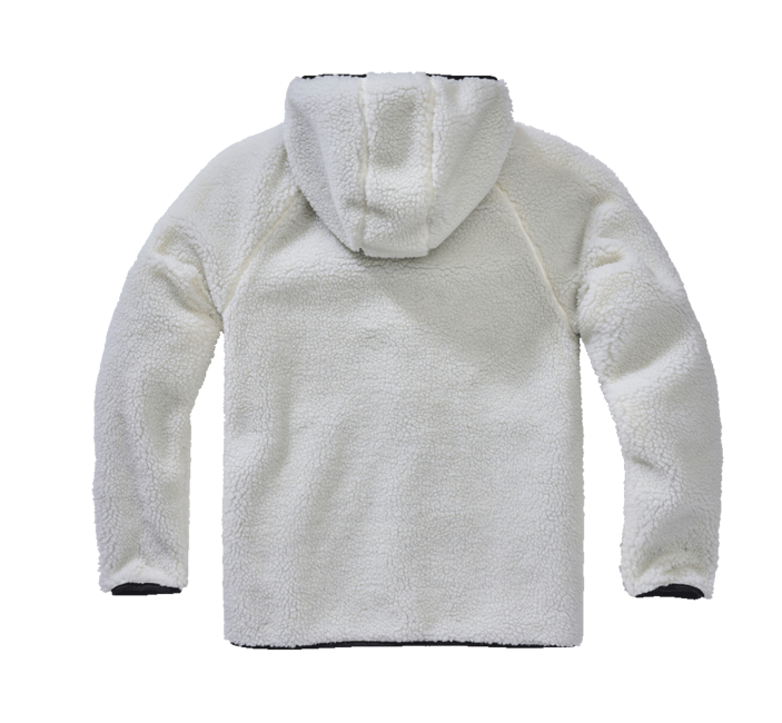 Brandit Worker softshell jakna s kapuco Teddyfleece, bela